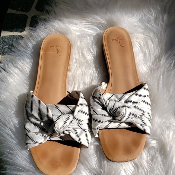 Joie Fabrizia Slide Wedge Sandal 39.5 Knotted - Picture 15 of 15